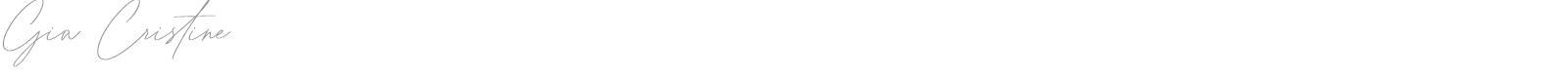 Gia Cristine font preview